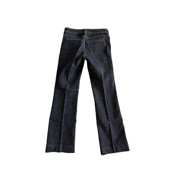 WHITE HOUSE BLACK MARKET Noir Bootcut Black Jeans Size 0 - Picture 4 of 8